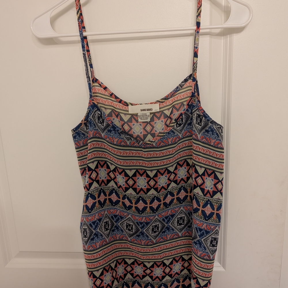 Saks Fifth Avenue Multicolor Patterned Women's Top